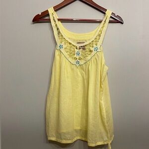 Free People crochet tank - size small